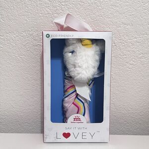 Magnetic Me Plush Taffy Rainbow Unicorn Modal Lovey Security Blanket Lovie NEW